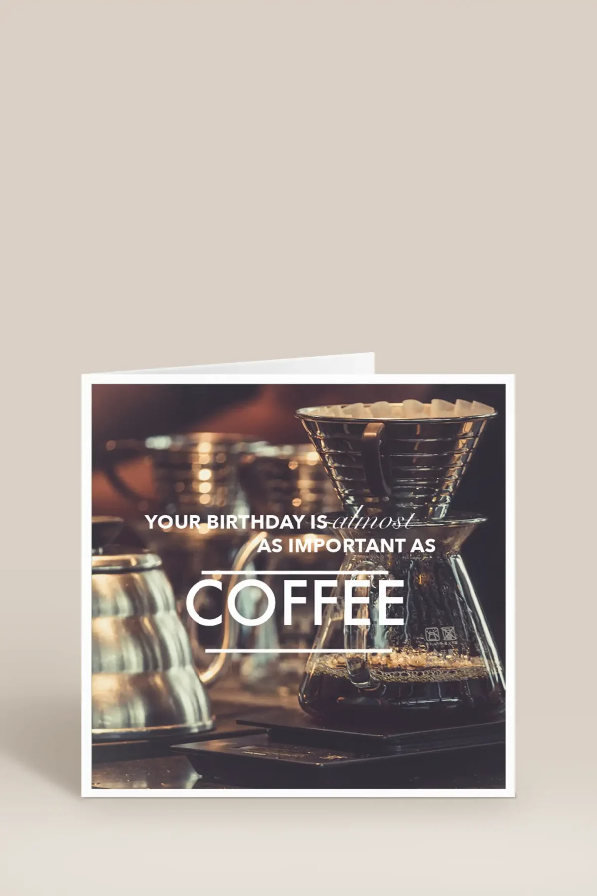 Almost as important as coffee