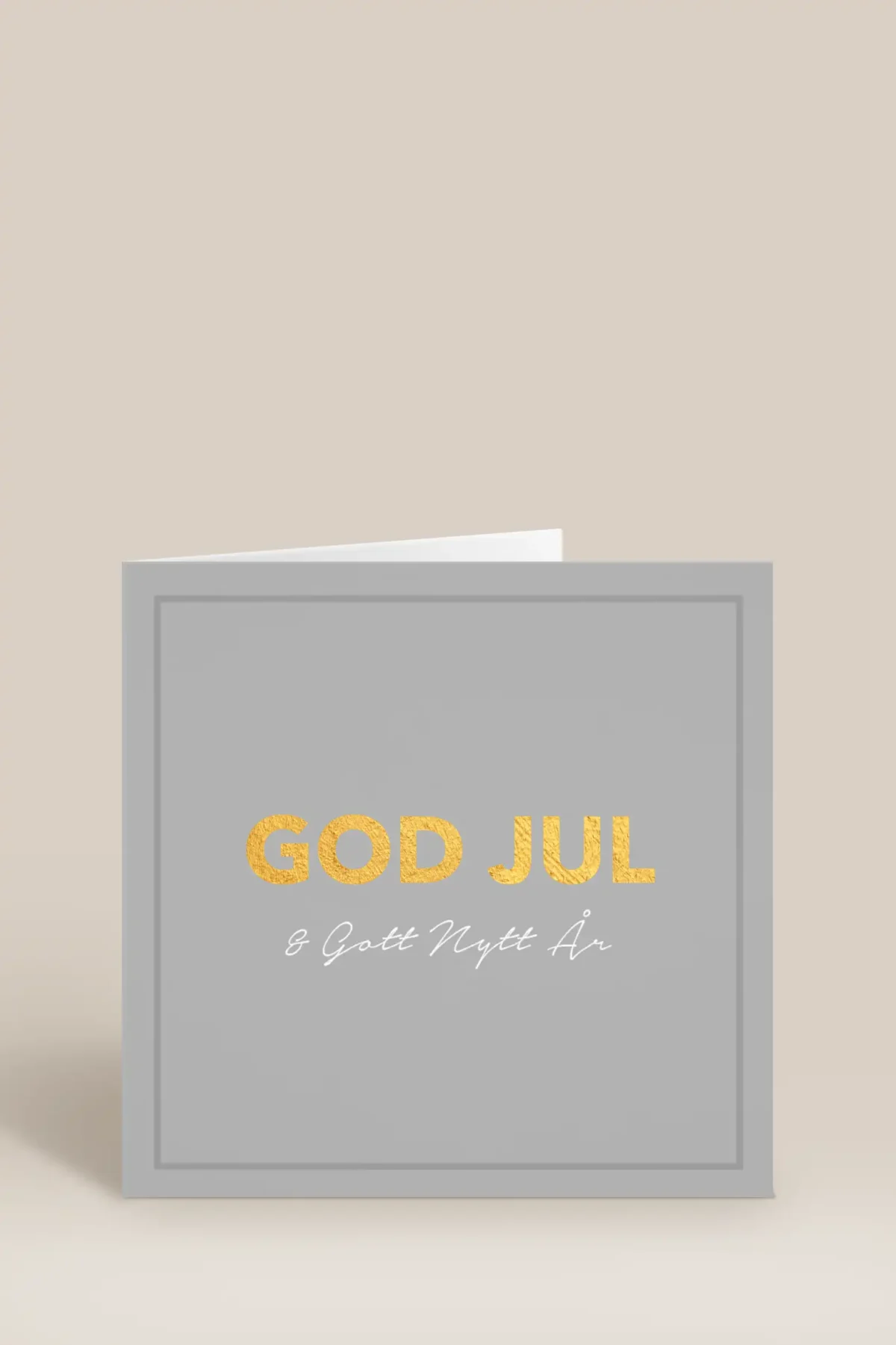 God jul guld grå