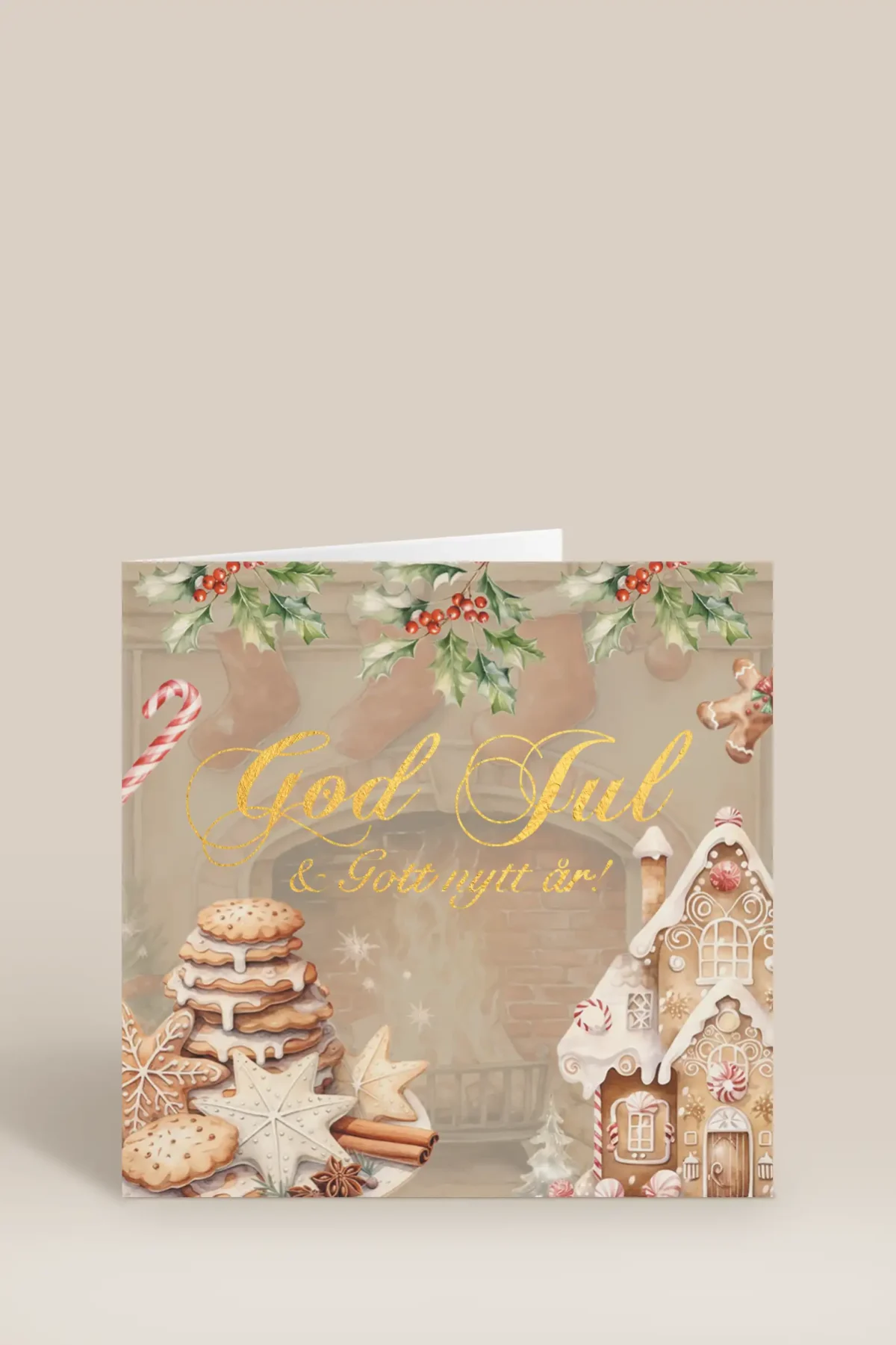 God jul pepparkakshus