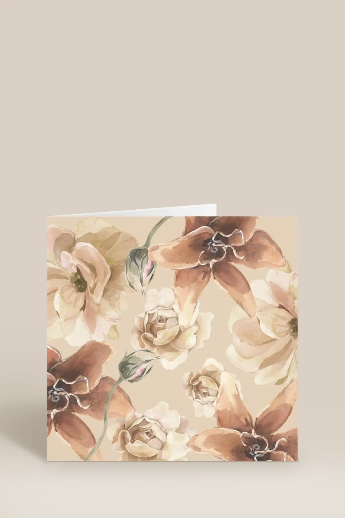 Beige blommor