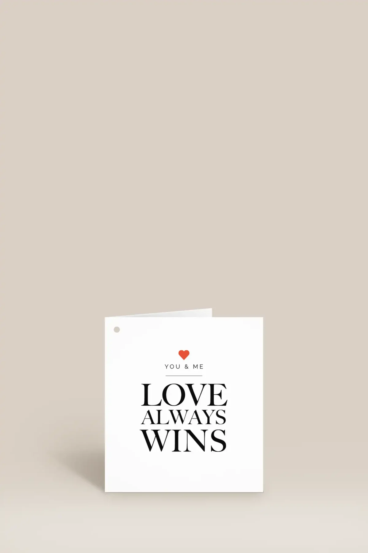 Love always wins