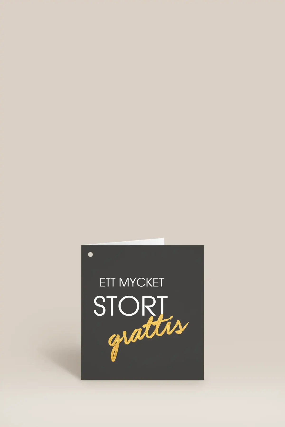 Ett mycket stort grattis