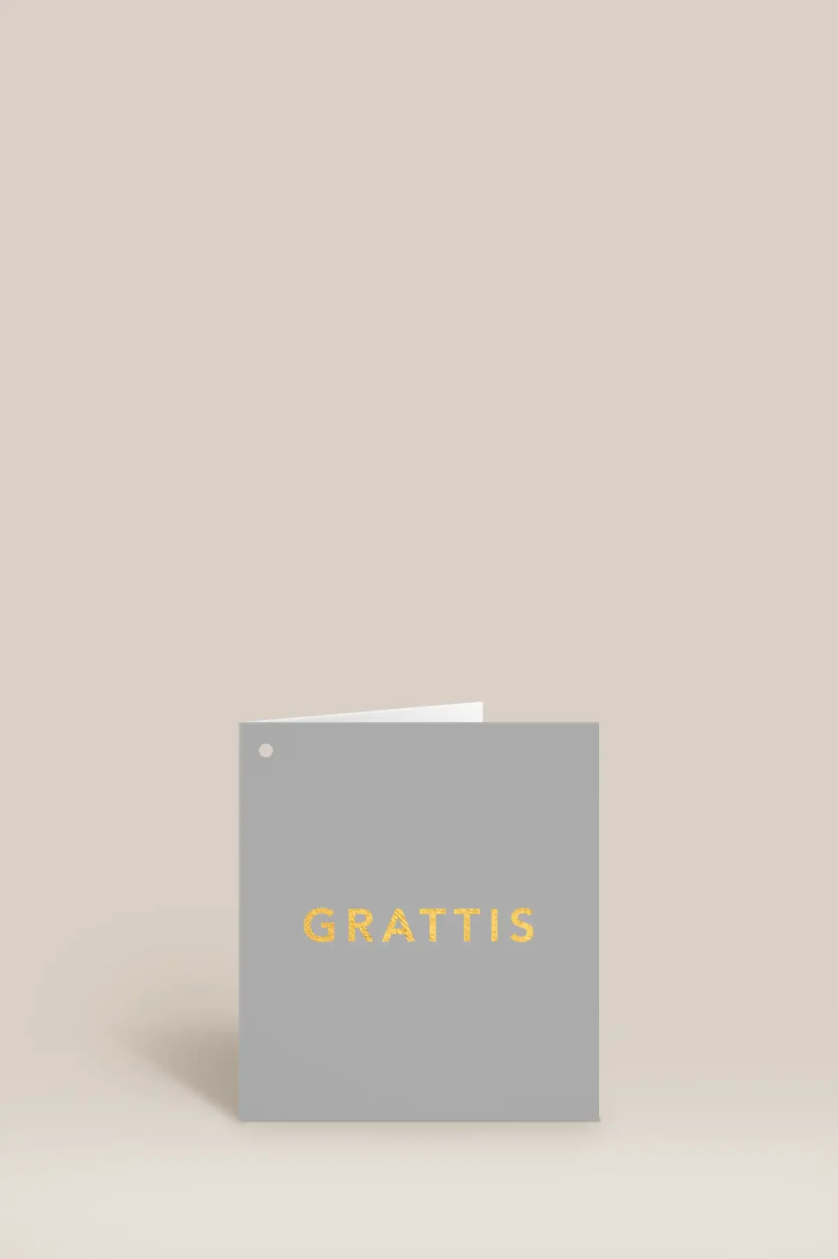 Grattis guld & grå