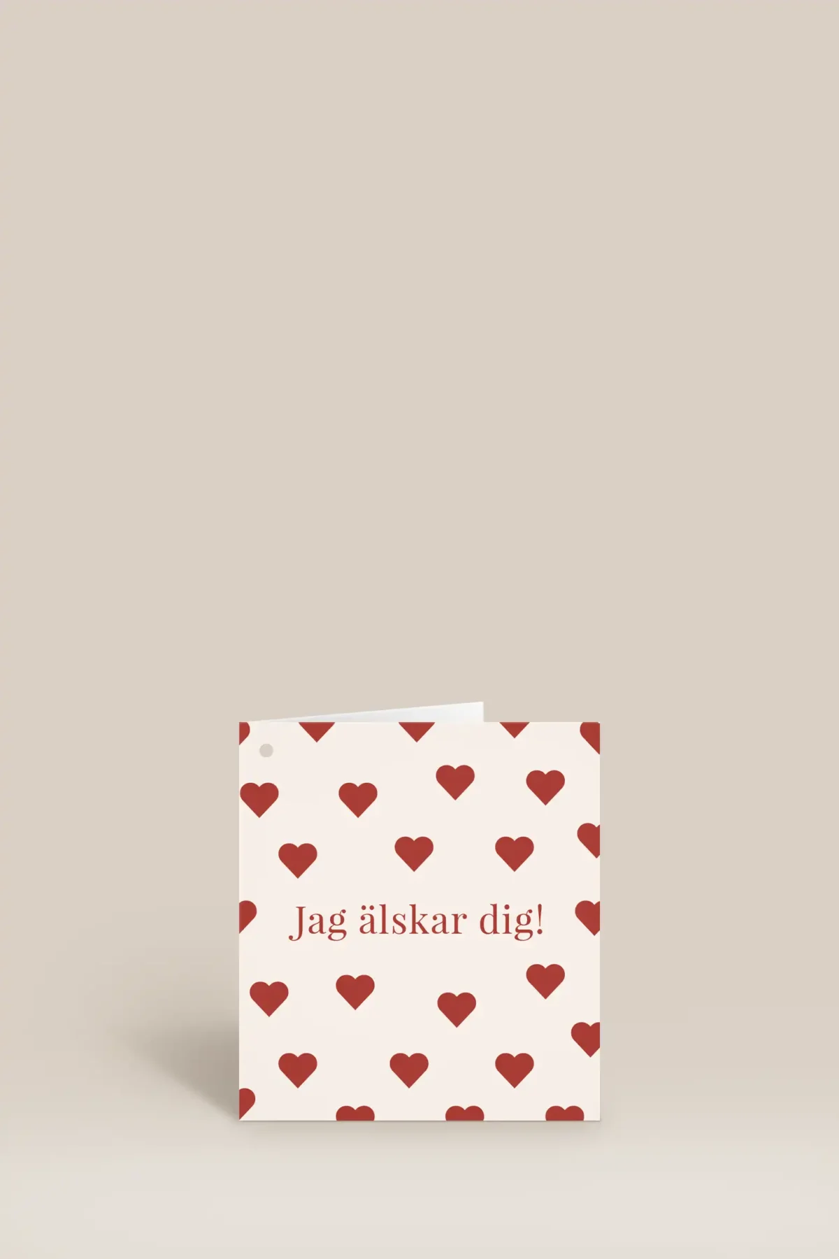Jag älskar dig röda hjärtan