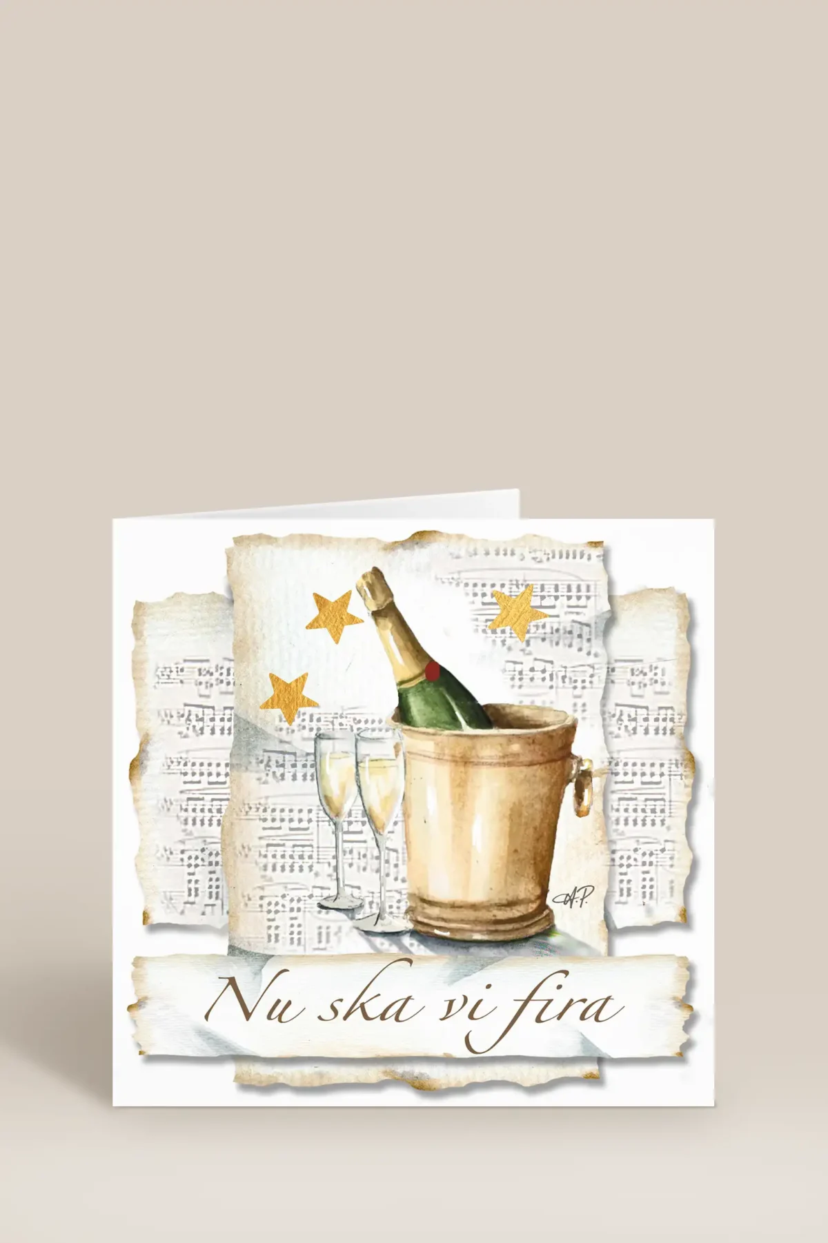 Nu ska vi fira champagne