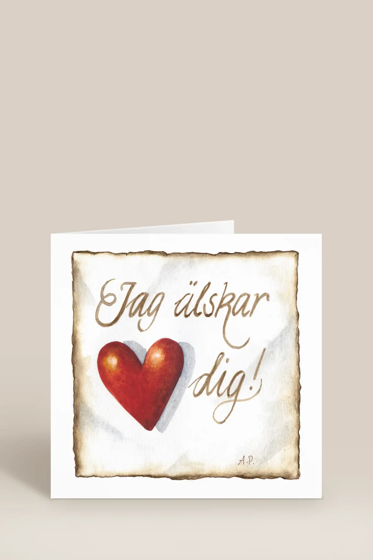 Jag älskar dig hjärta