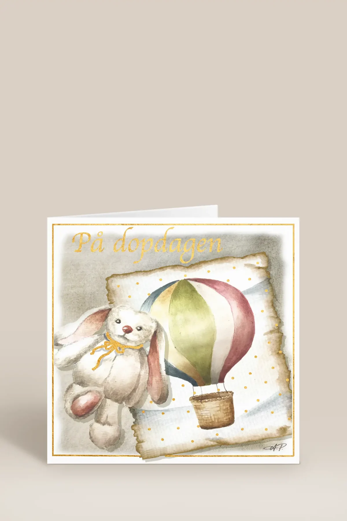 Dopdagen kanin & luftballong