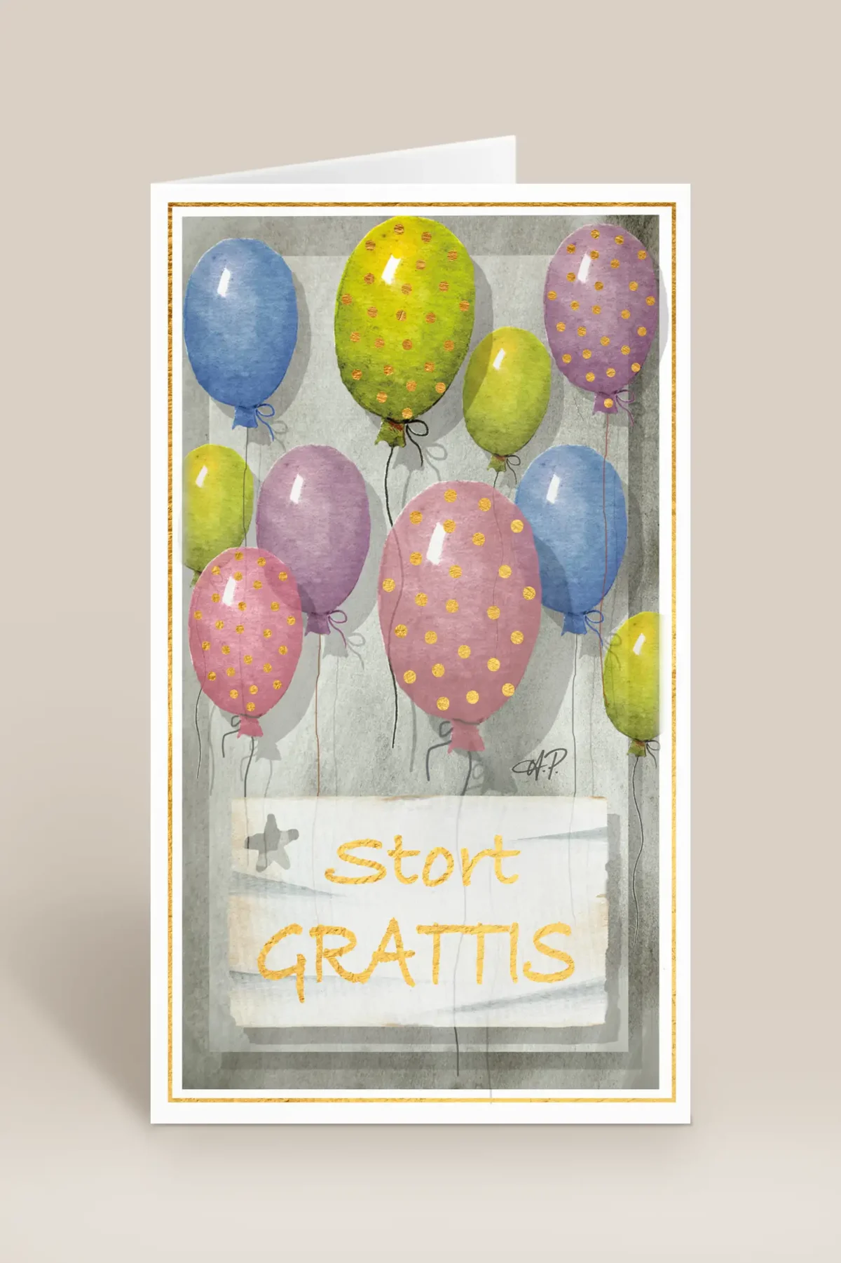 Stort grattis ballonger