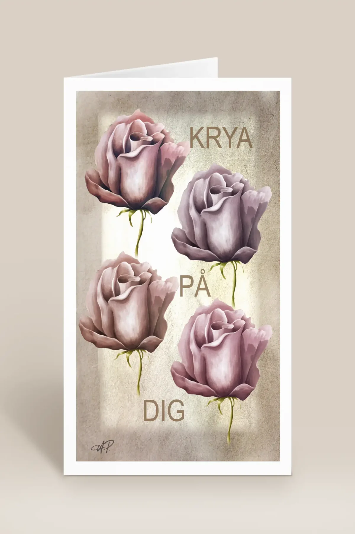 Krya på dig rosor