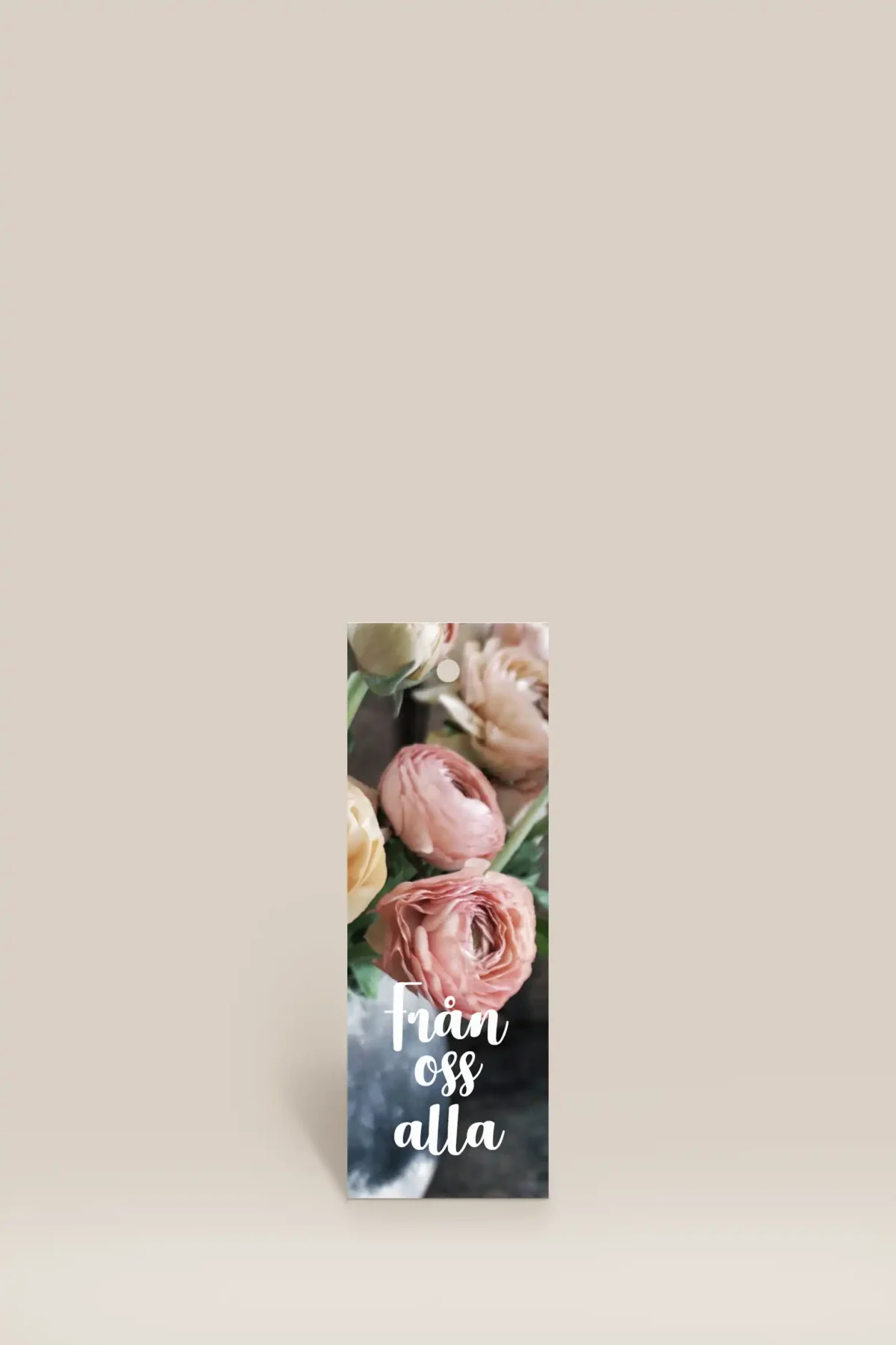 Från oss alla rosa blommor