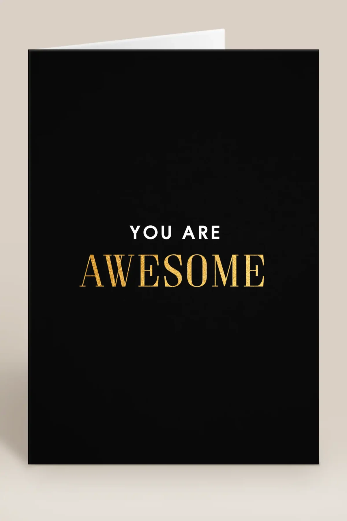 You are awesome
