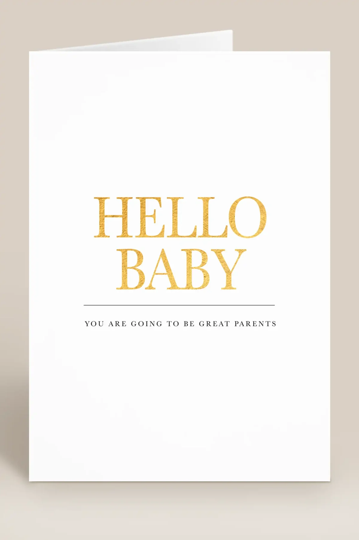 Hello baby guld