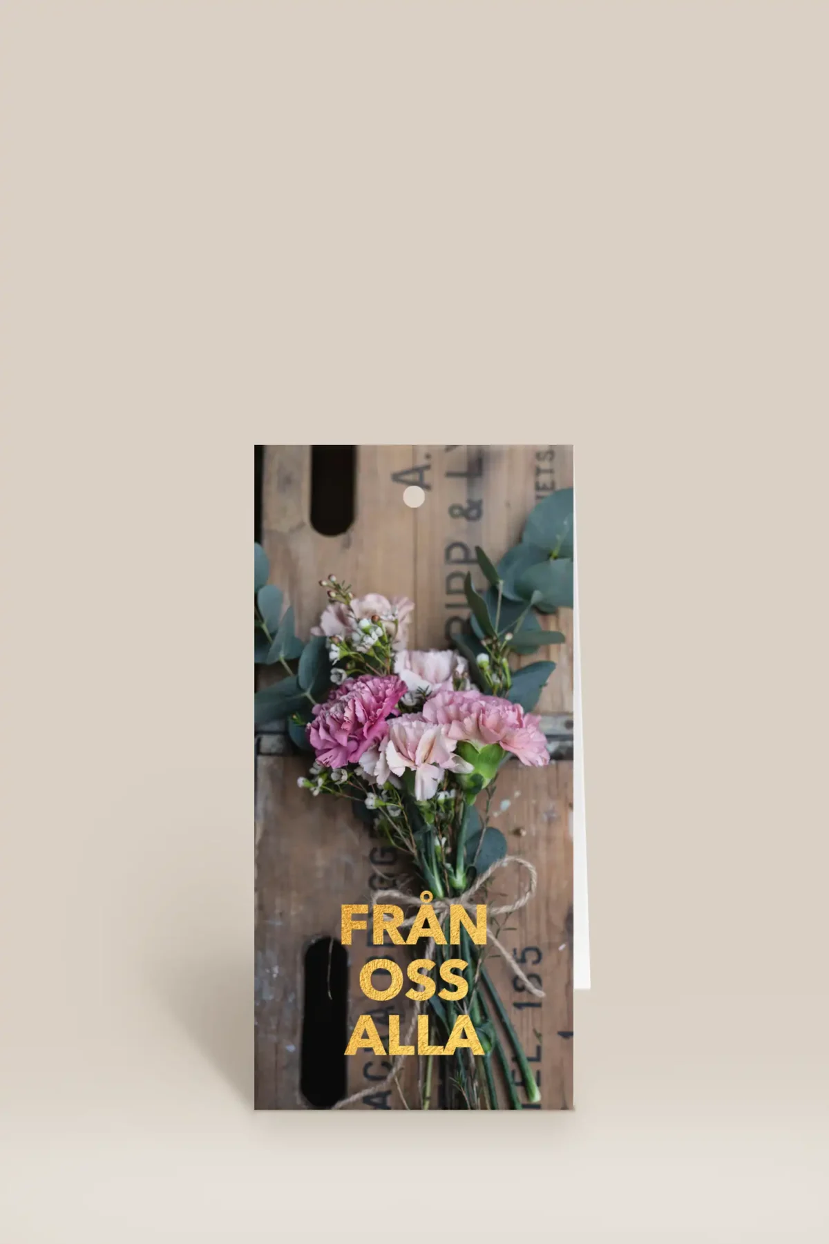 Från oss alla rosa blommor