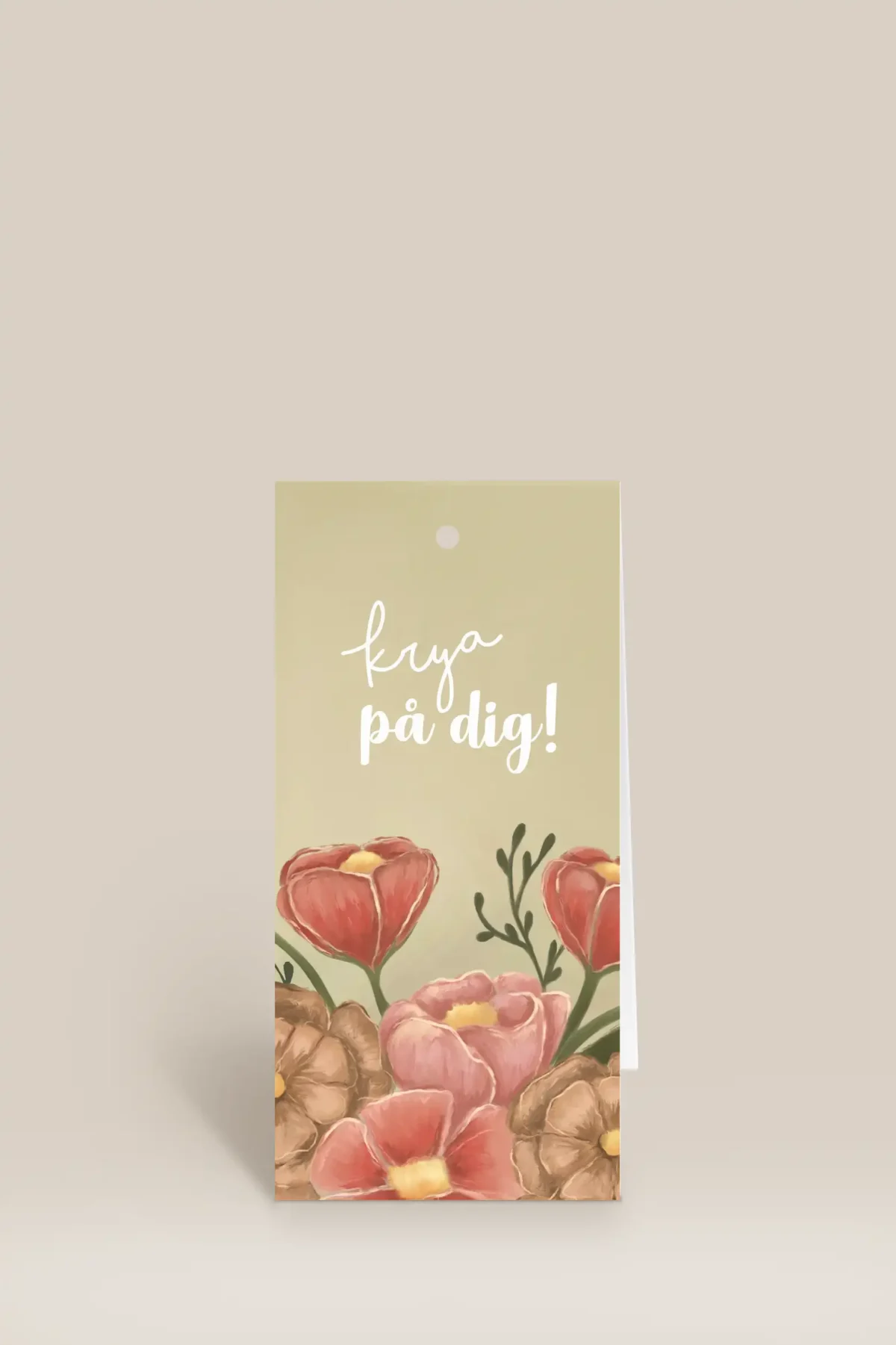 Krya på dig illustrerade blommor